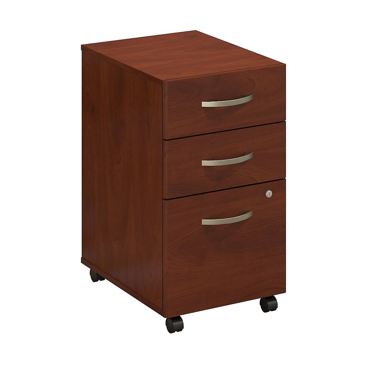 3 Drawer Mobile File Cabinet, Hansen Cherry X3646