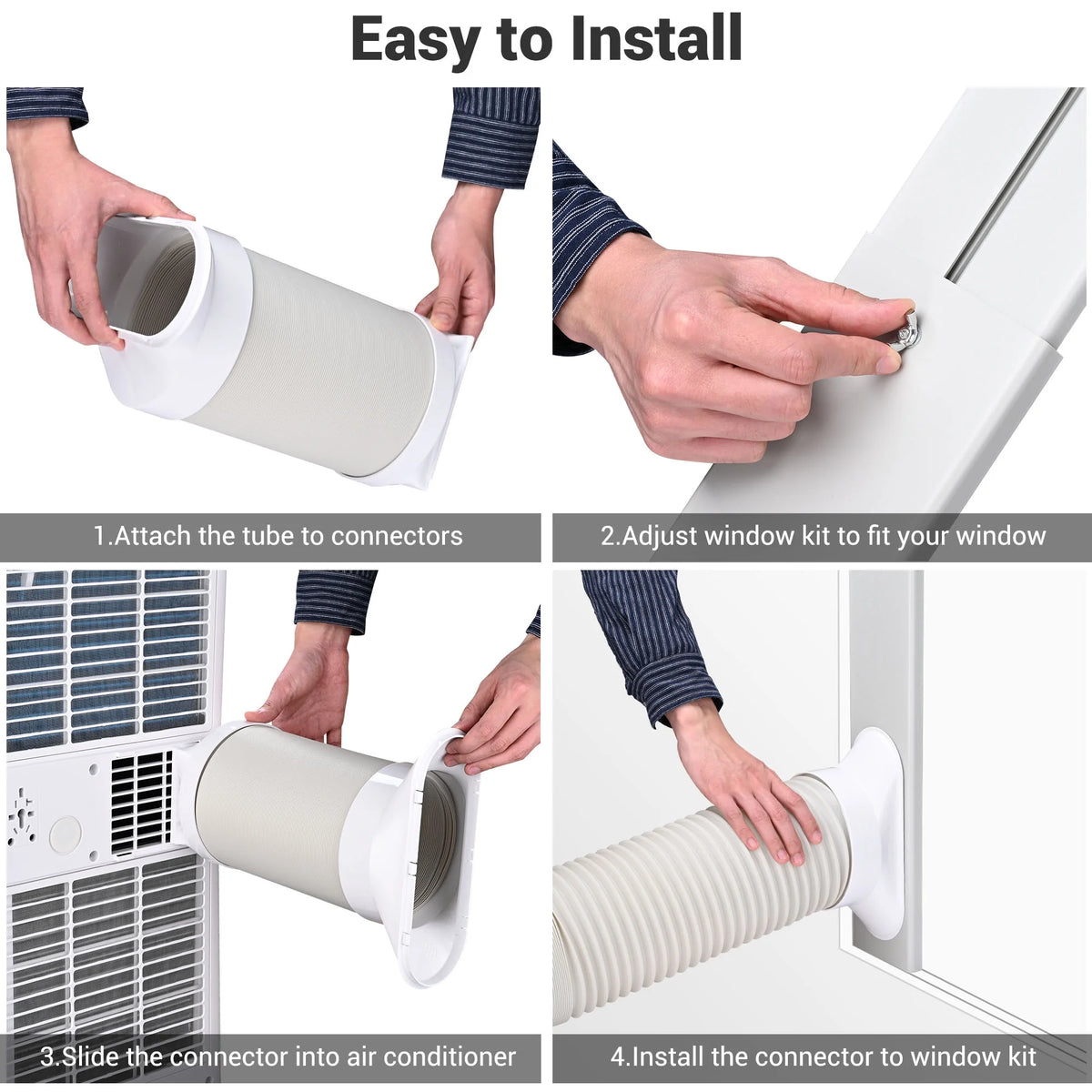 10,000 BTU 4-in-1 Portable Air Conditioner Dehumidifier E996952