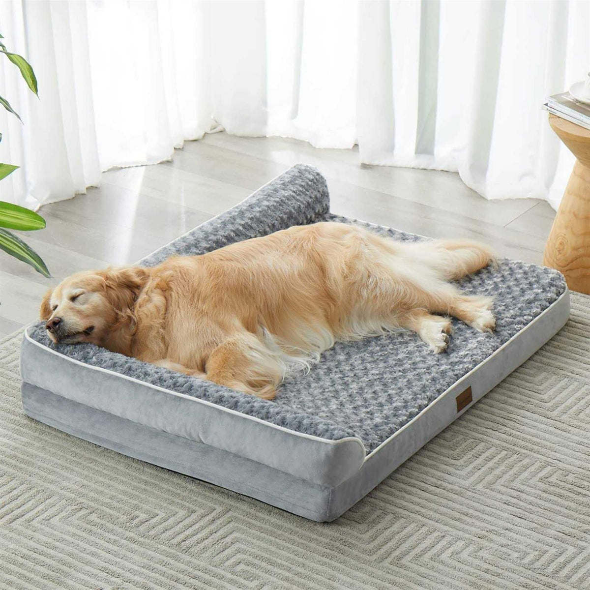 Large Waterproof Orthopedic Dog Bed with Removable Washable Cover H615440