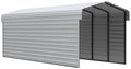Galvanized Steel Carport Kit, 10' x 29' x 9' V8931