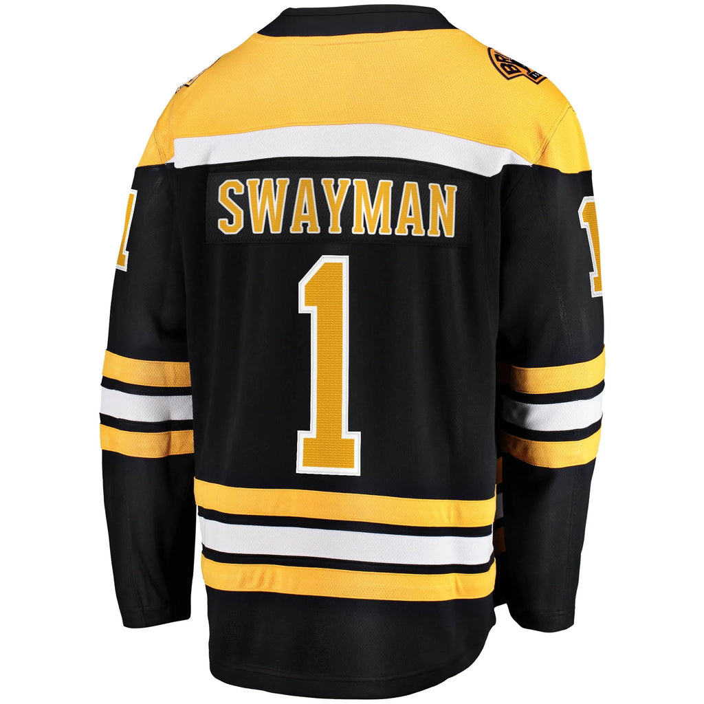 Men's Black Replica Jersey J248596