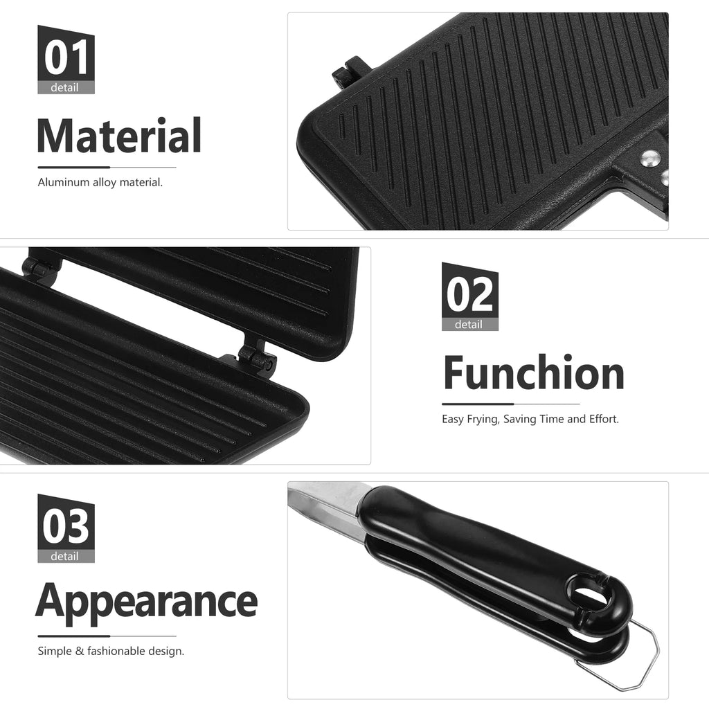 Double Sided Non Stick Sandwich Waffle Maker B105193