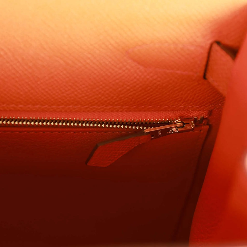 Orange Epsom Leather Bag Q232