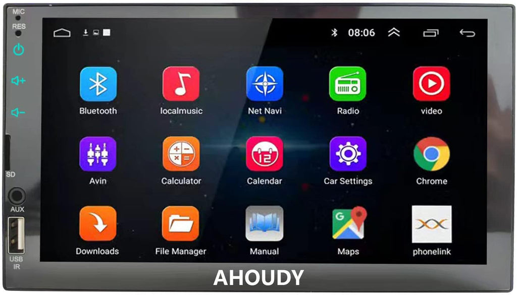 7 Inch Double Din Touchscreen Car Stereo with Bluetooth S574