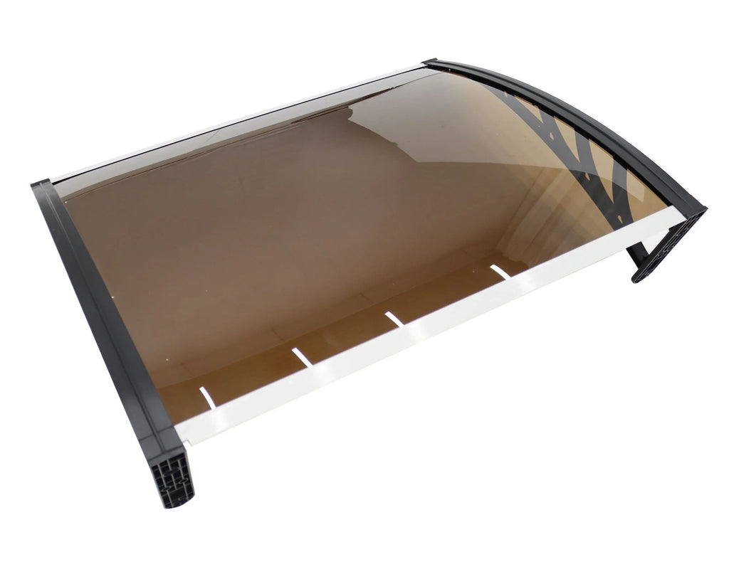 30"*40" Polycarbonate Awning Dark Brown M47658