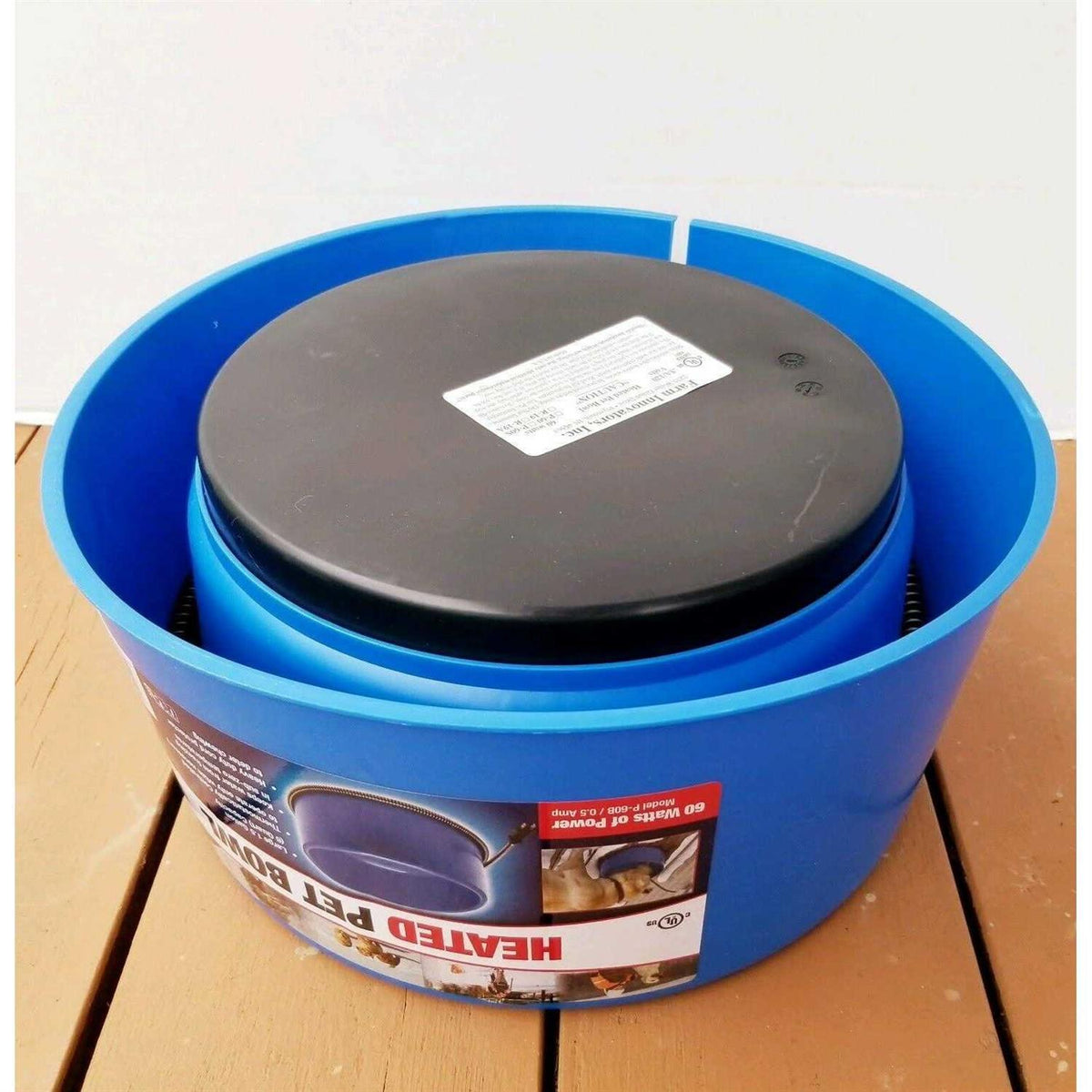 6 Qt. Round Heated Plastic Pet Bowl X5284