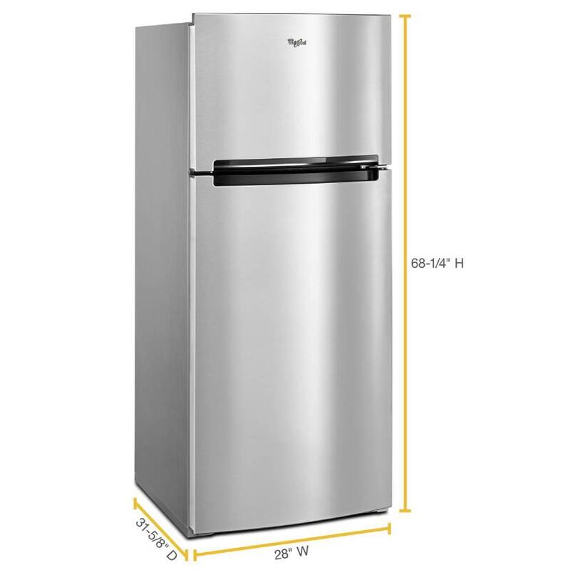 18 cu. ft. Top Freezer Stainless Steel Refrigerator H99831