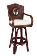 Indoor Swivel Rattan Barstool Z788009