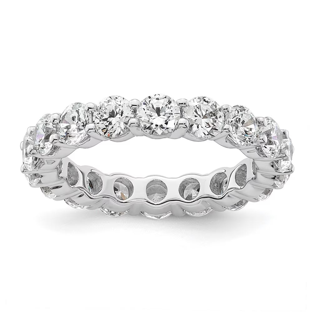 14k White Gold Size 6 3 carat Diamond Eternity Band G61816