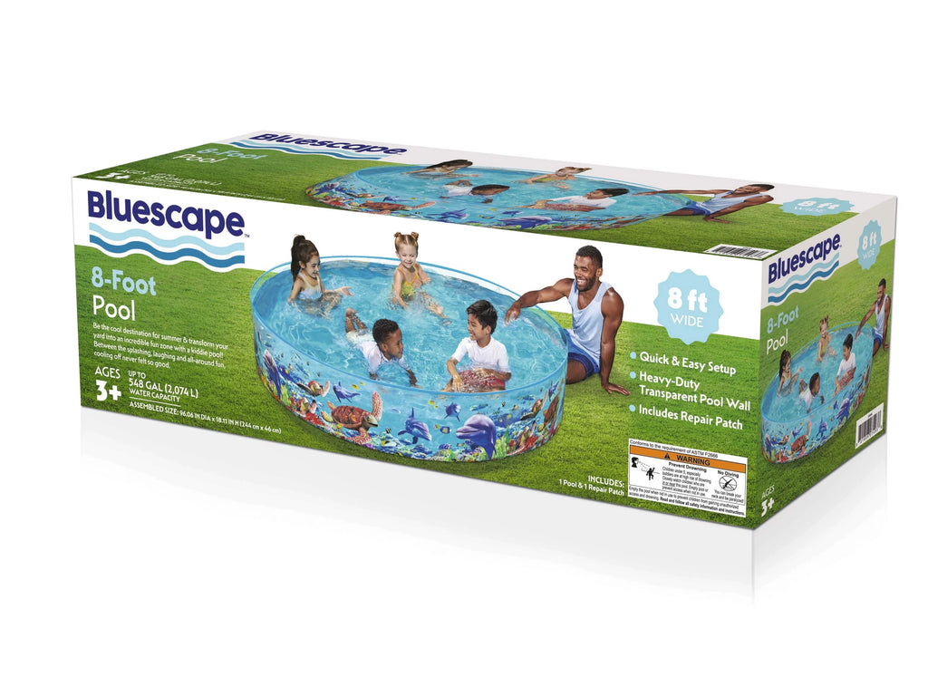 Round Above-Ground Kiddie Pool 8' x 18 C675612