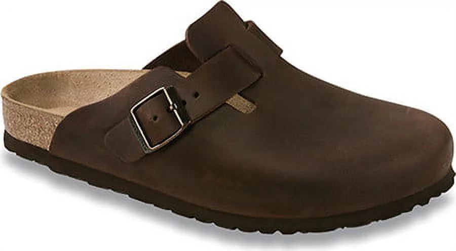 Oiled Leather Clogs W19680