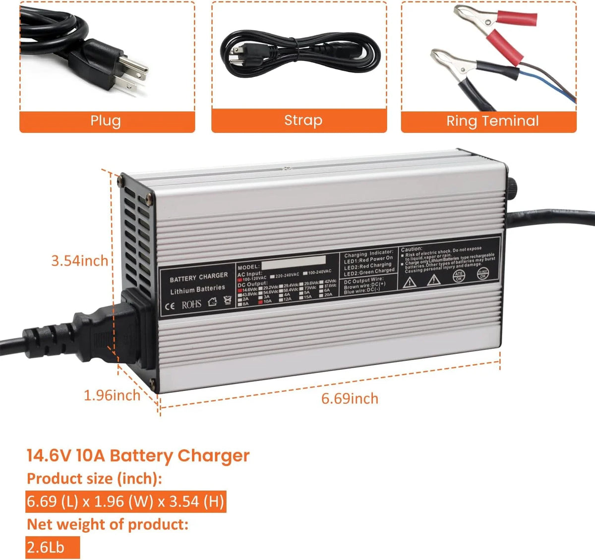 12V 100AH LiFePO4 Lithium Battery K150