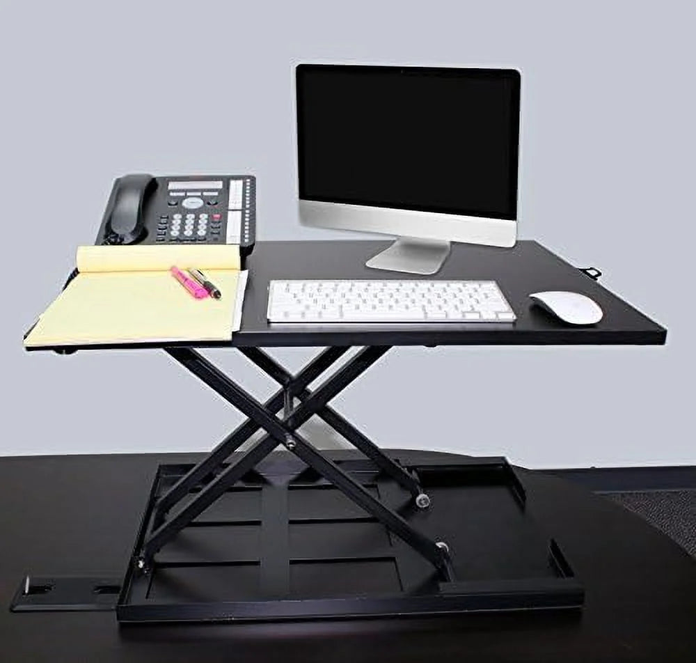 Adjustable Black Standing Desk Converter A6623