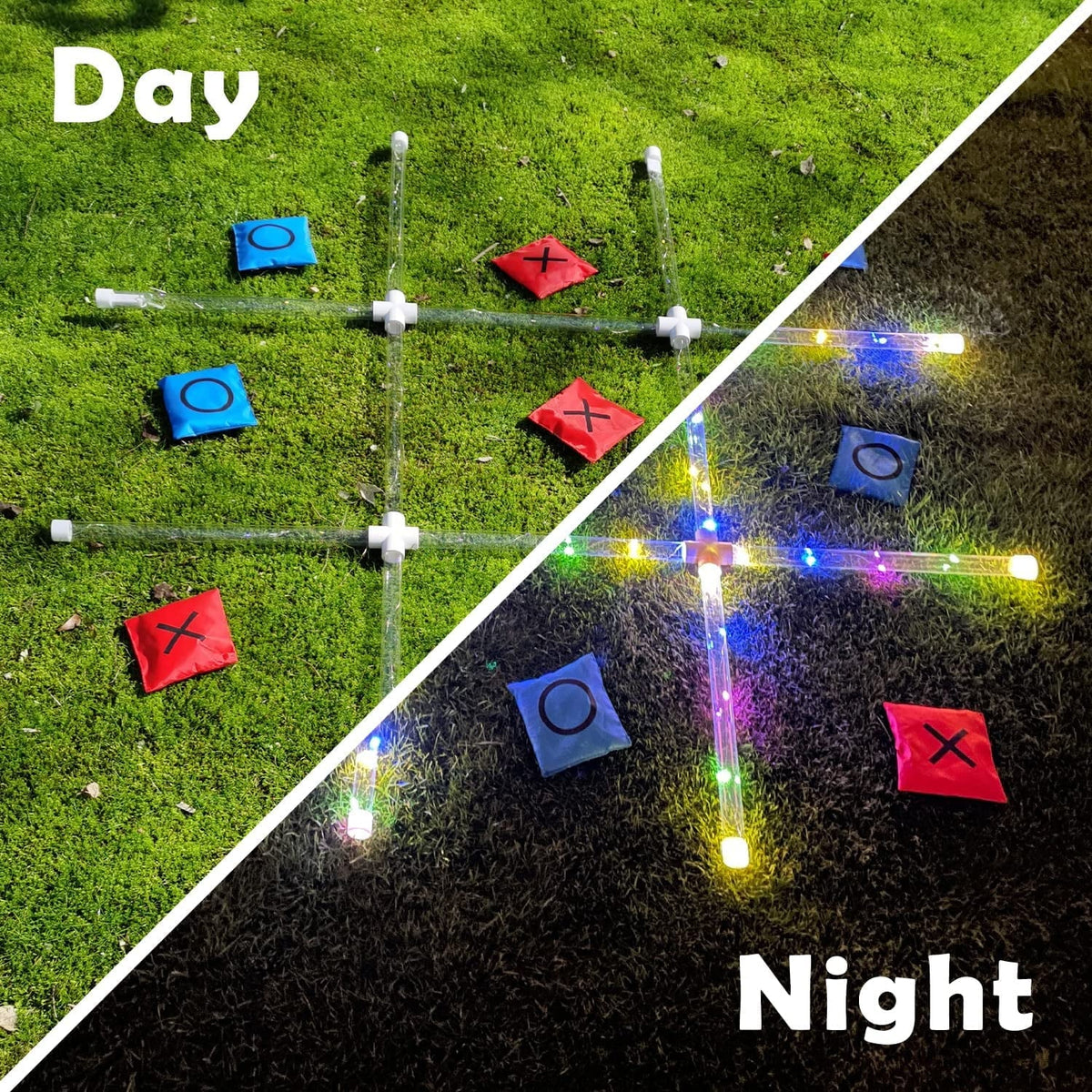 Giant Tic Tac Toe Yard Game with Light Z198