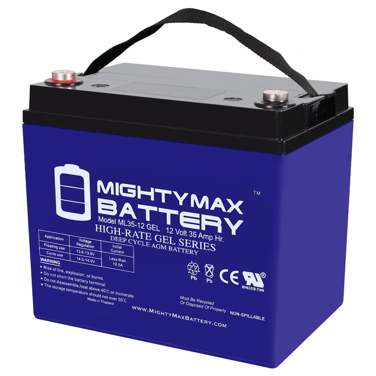12V 35AH GEL Replacement Battery D5798
