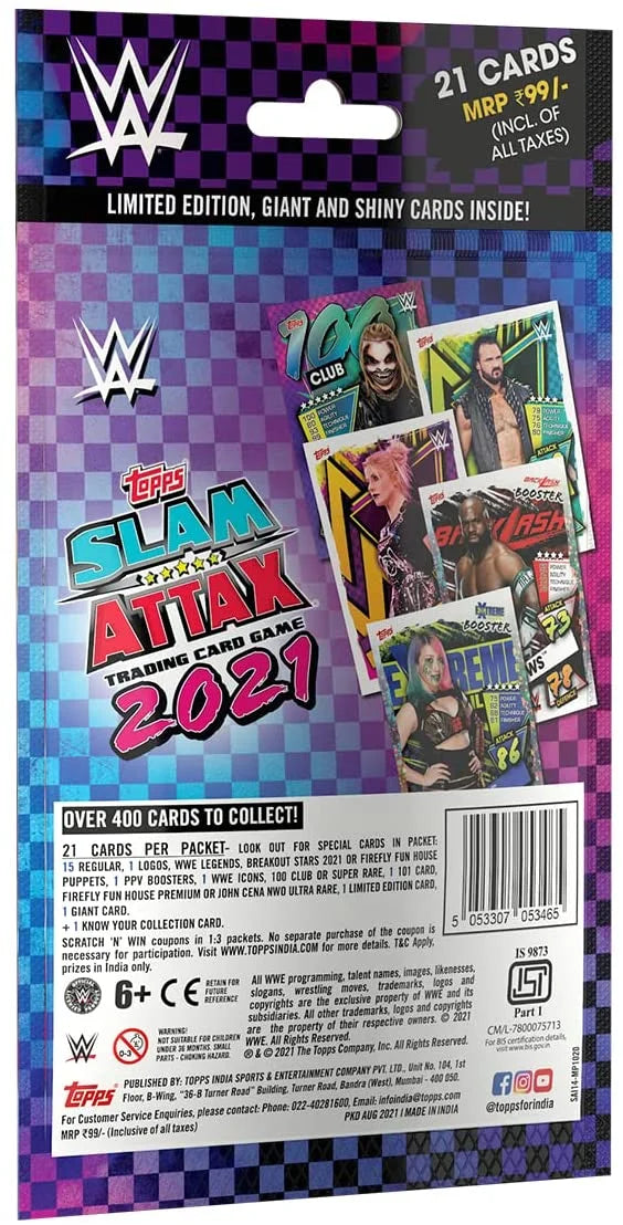WWE Slam Attax Multi Pack Y1260
