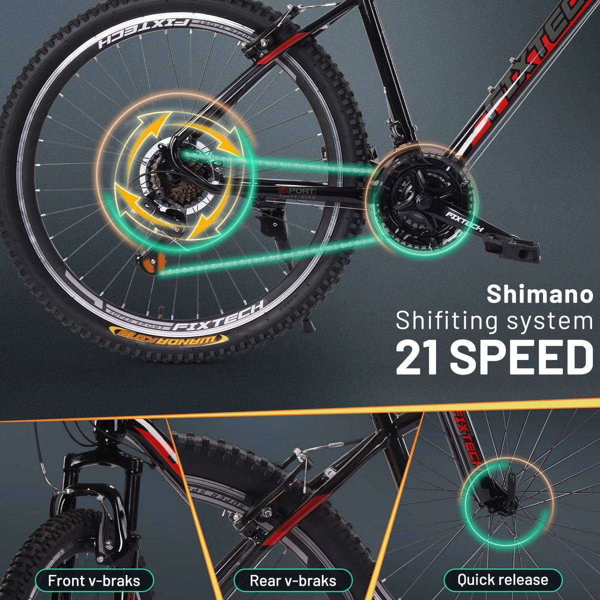 26'' 21 Speed Mountain Bike G7913