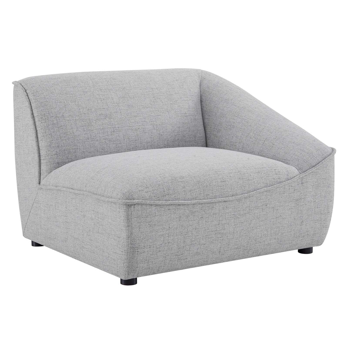 Light Gray Sectional Sofa Chair V9175