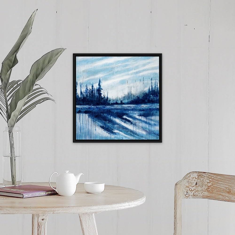 Black Float Frame Canvas Art - 20 x 20 G188919