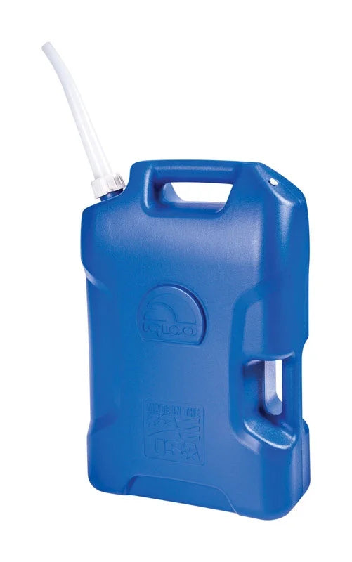 Blue 6-Gal Plastic Water Storage Container I2292
