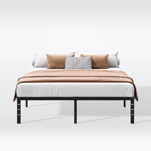 14 Inch Twin Size Metal Platform Bed Frame with Under Bed Storage L501828