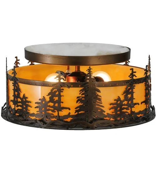 Tall Pines Flushmount F622066