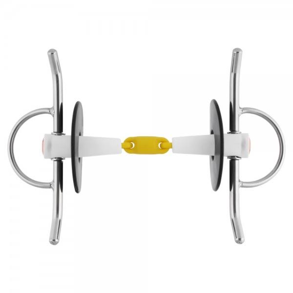 Nathe Full Cheek Snaffle with 18mm Double-Jointed Mouth J97061