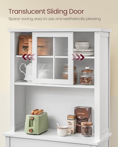 White Tall Storage Cabinet with Drawer I172605