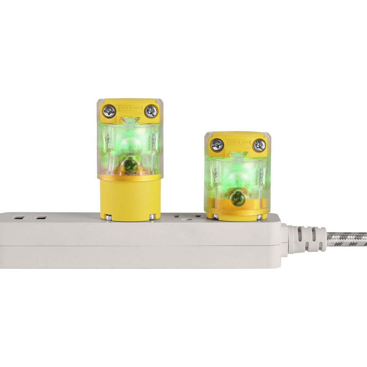 125V 15 Amp 12-18 AWG Light Up Female Connector C695238