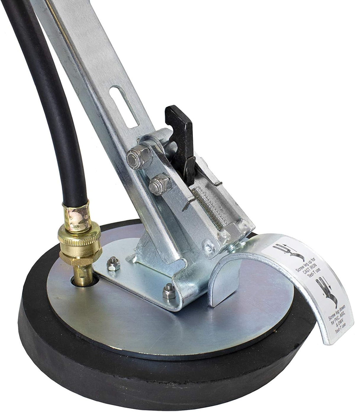 8 Inch Test Tee Mechanical Test Plug with Adjustable Leg A5627