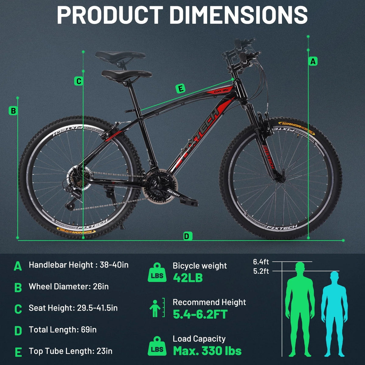 26'' 21 Speed Mountain Bike G7913
