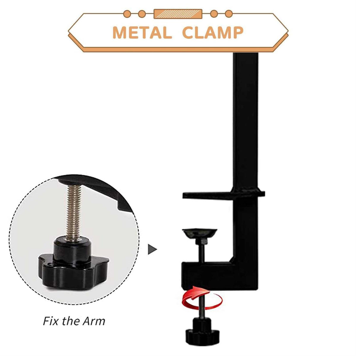 Dog Grooming Table Arm with Clamp and Post J871824
