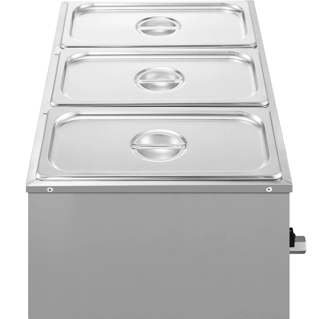 Food Warmer Bain Marie Steam Table 3-pan 850w T808
