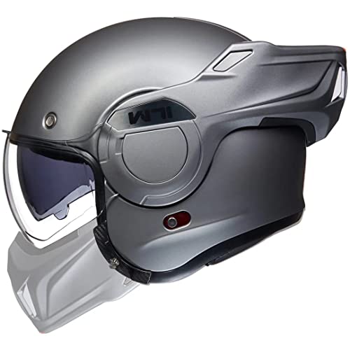 Matte Black Full Face Modular Motorcycle Helmet P912876