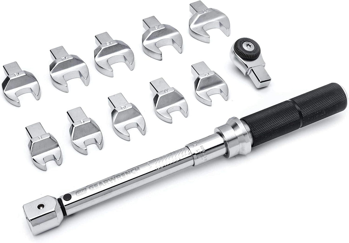 12 Pc. 1/4" Drive Metric Interchangeable Torque Wrench Set P850