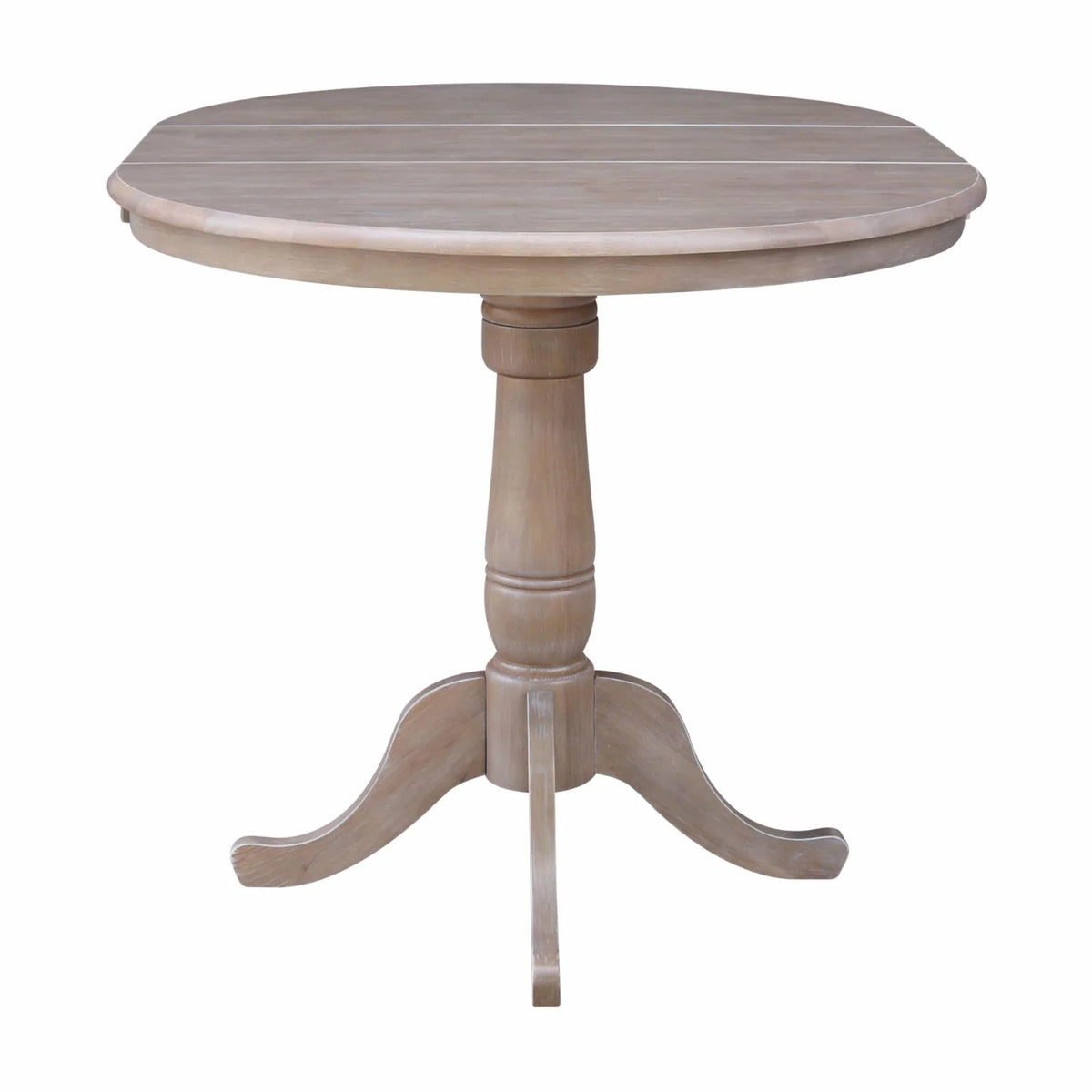 36" Round Top Pedestal Table with 12" Leaf M284