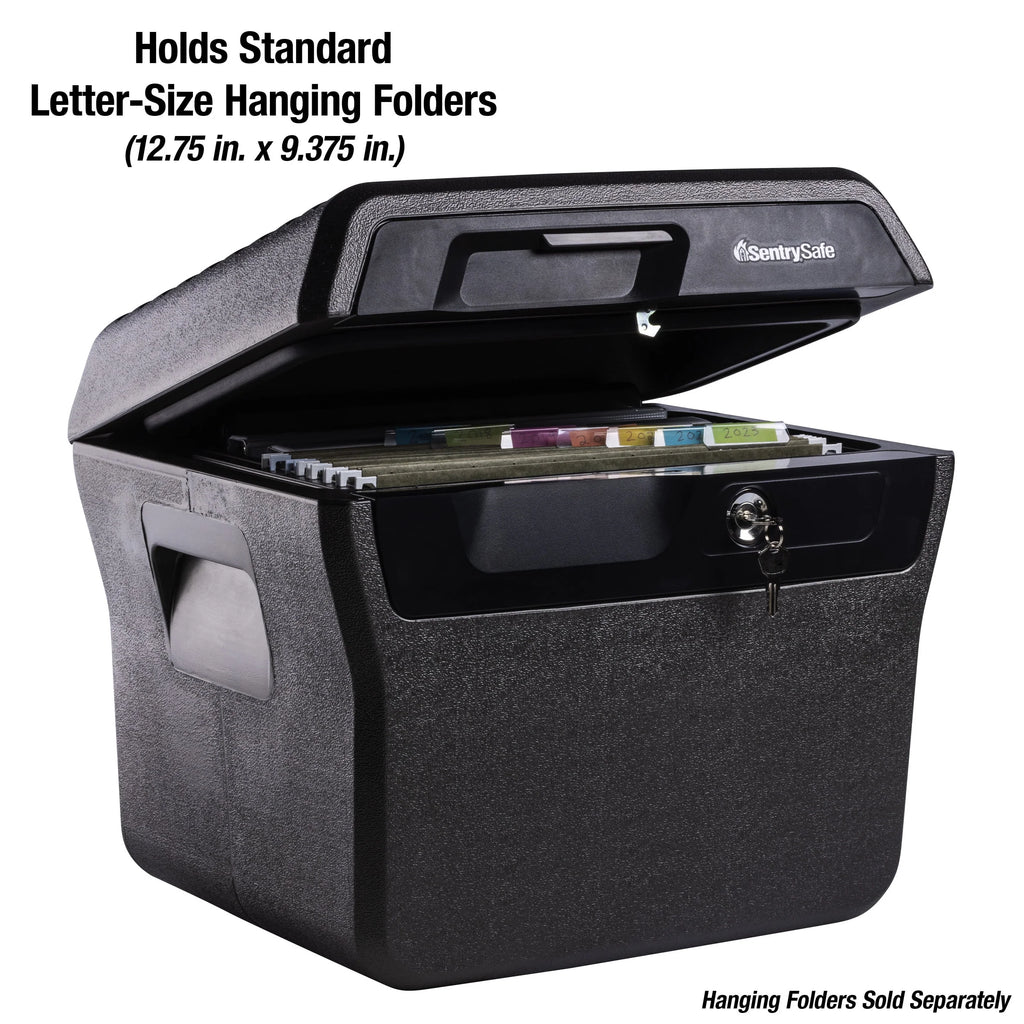 Fire-Resistant Water-Resistant File Safe Box with Key Lock 0.66 Cu. ft. X679890
