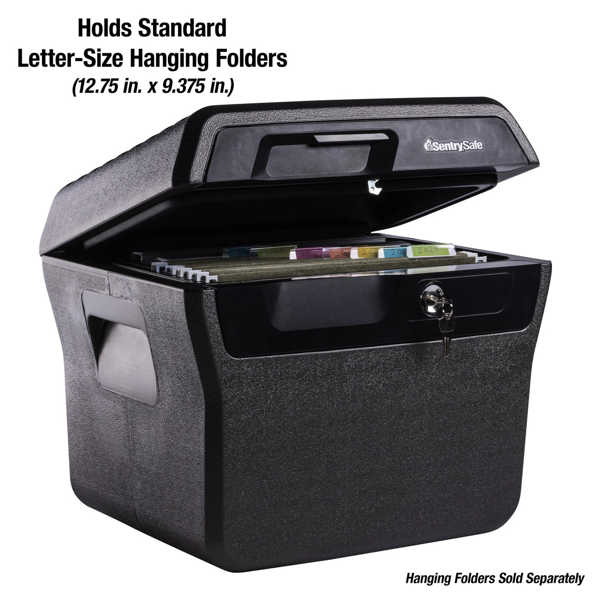 Fire-Resistant Water-Resistant File Safe Box with Key Lock 0.66 Cu. ft. X679890