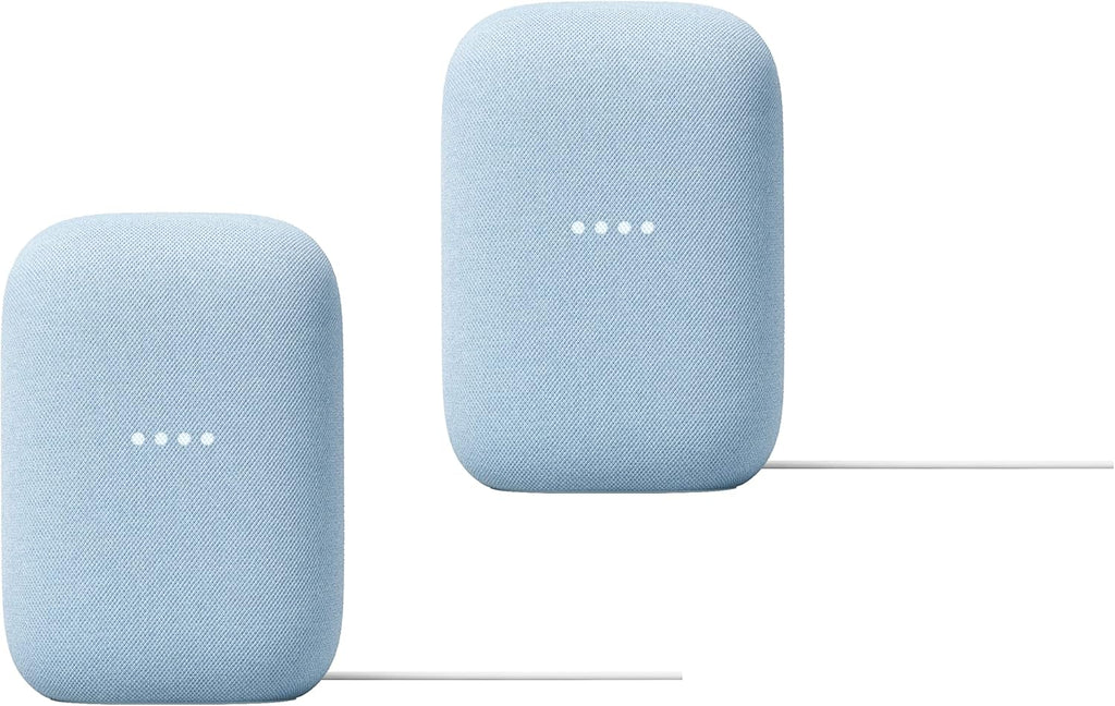 Audio Smart Speaker with WiFi and Bluetooth Streaming (2-Pack: Sky) K72973