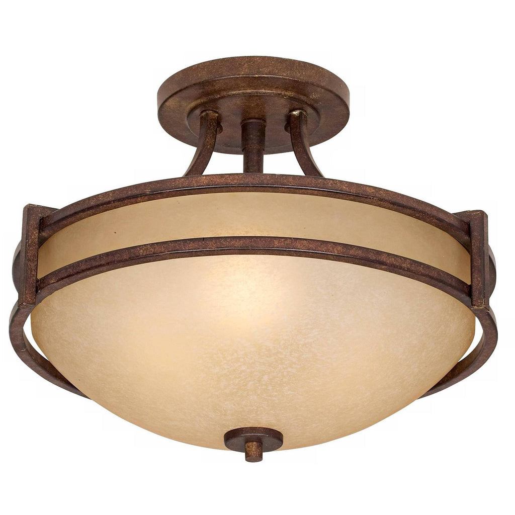 18x22 Wide Scavo Glass Ceiling Light V100