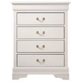 White 4 Drawer Chest U3721