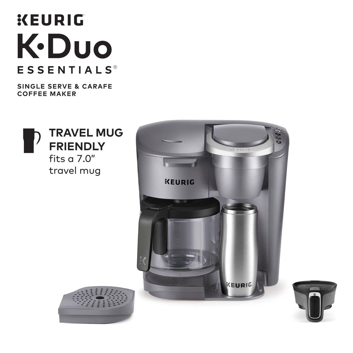 Black Single-Serve K-Cup Pod Coffee Maker A16841