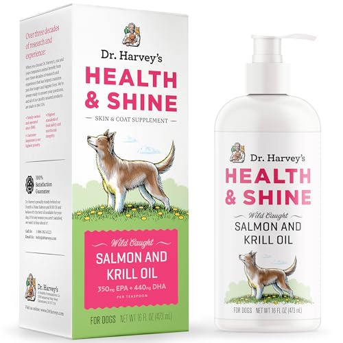 Salmon and Krill Fish Oil for Dogs 16 FL OZ E5904