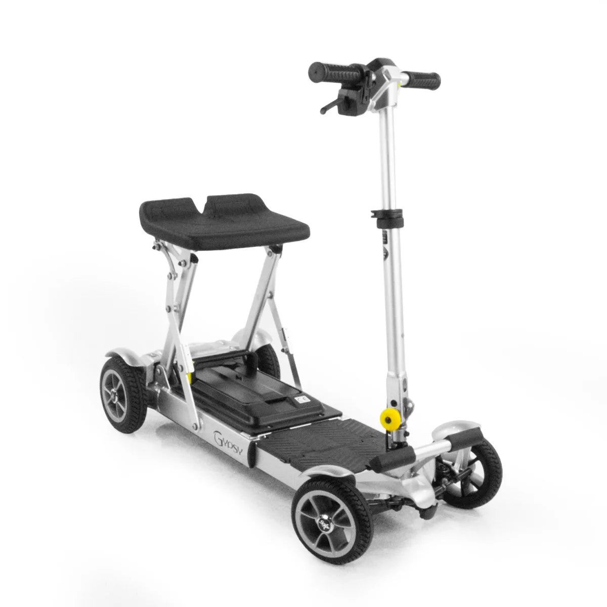 Silver 4 Wheels Collapsible Mobility Scooter T8904