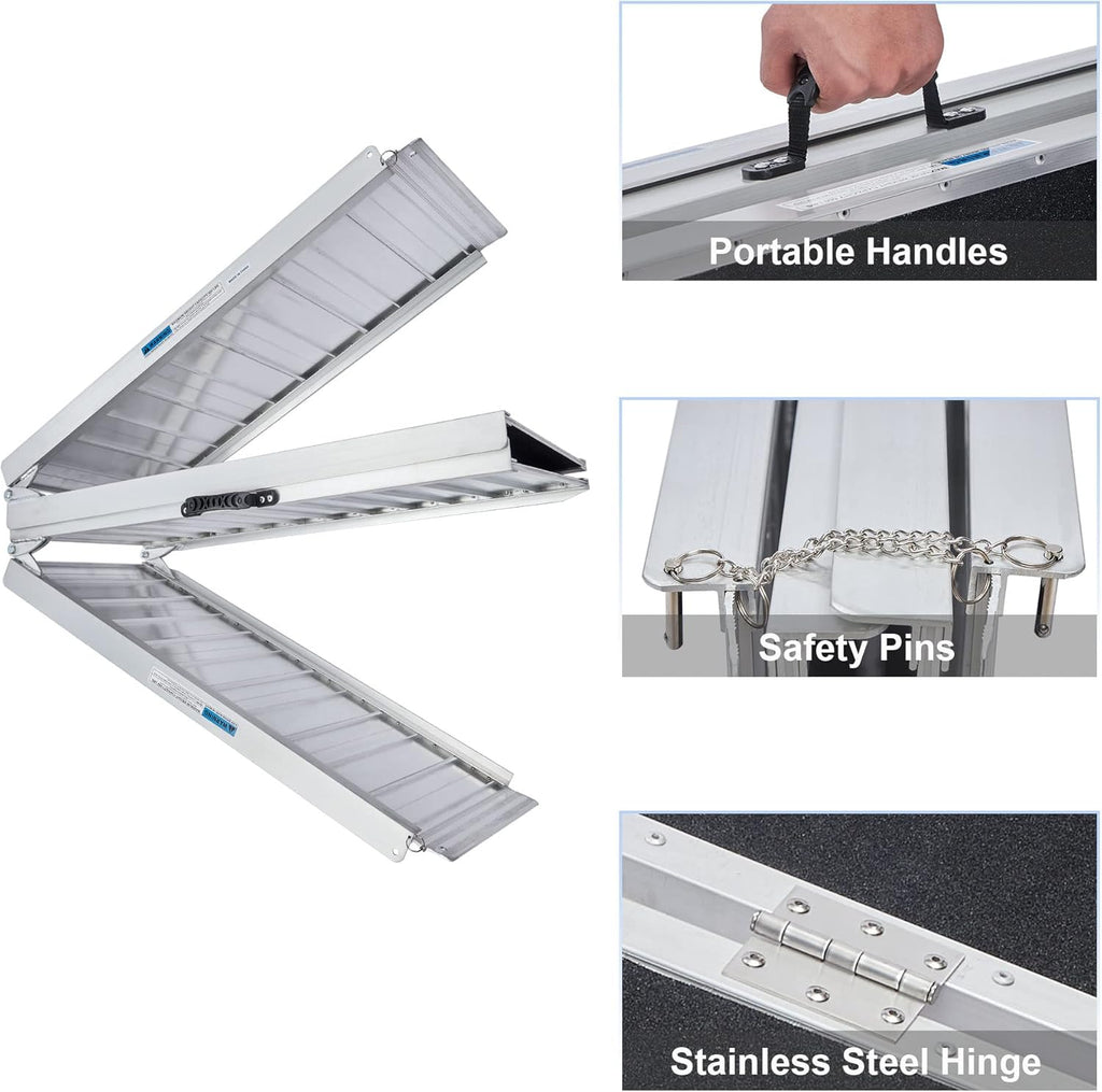 6FT Aluminum Wheelchair Ramp E505