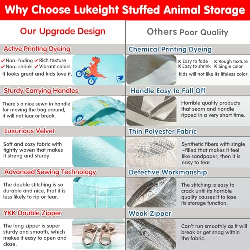 Stuffed Animal Storage Bean Bag Chair Cover S39252