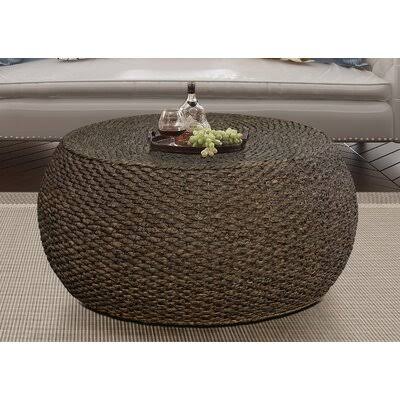 Walnut Drum Coffee Table C9679