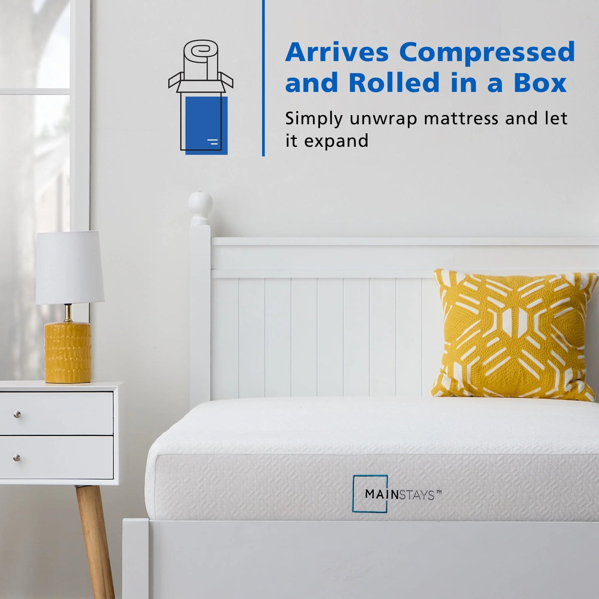 6 inch Memory Foam Mattress Twin E5856