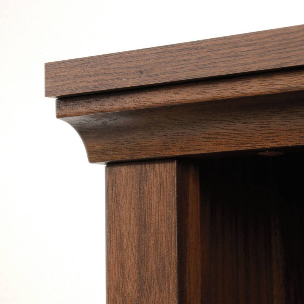 5-Shelf Bookcase with Doors in Grand Walnut X44157