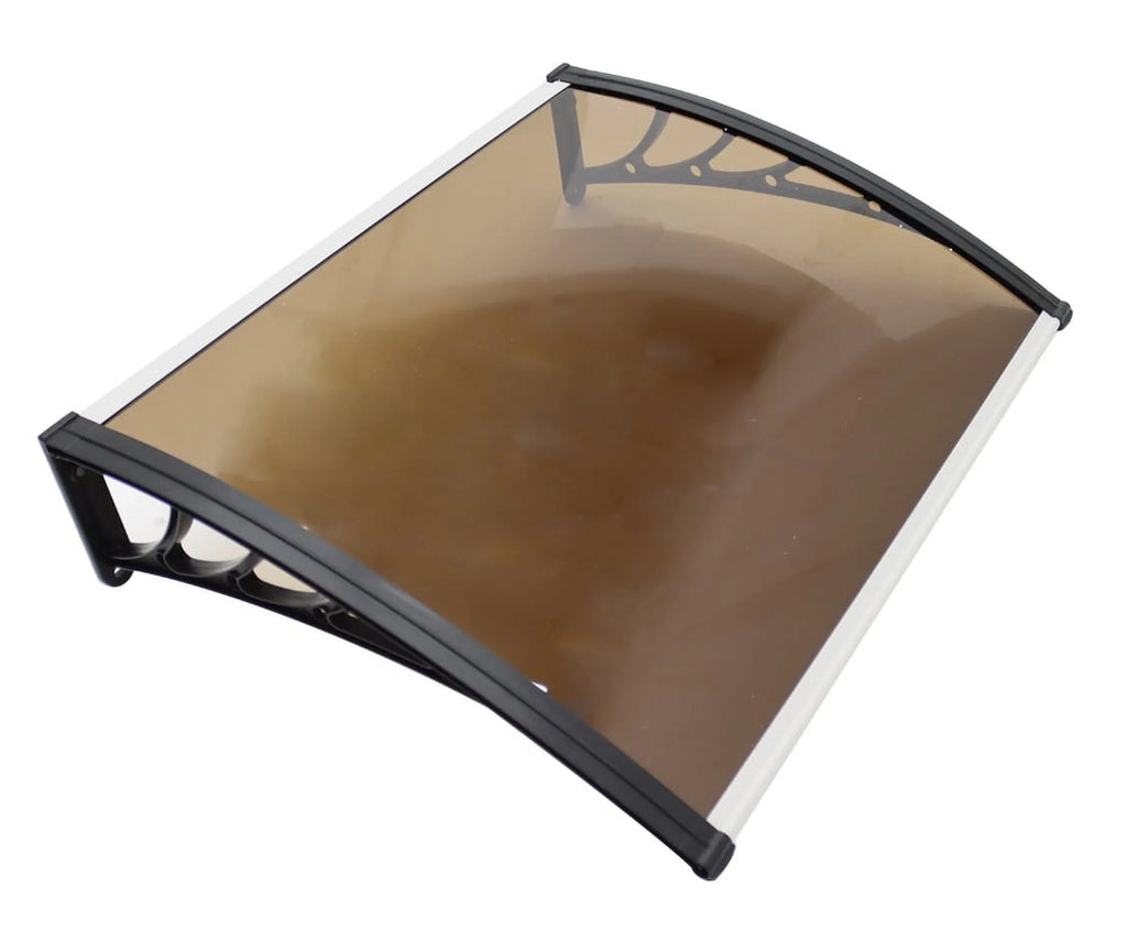 30"*40" Polycarbonate Awning Dark Brown M47658
